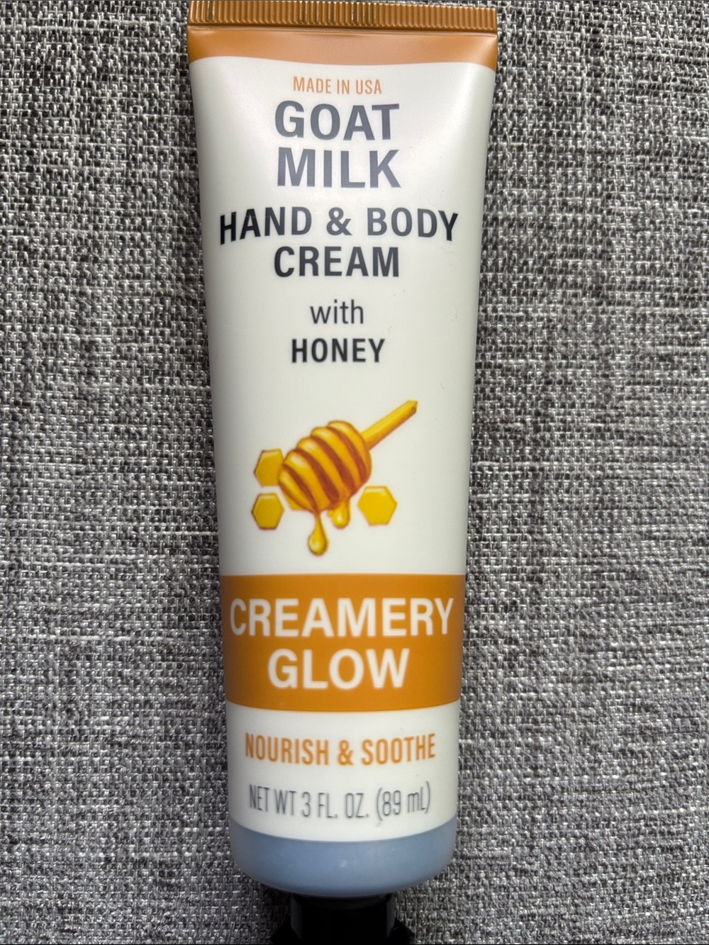 Goat Milk Creamery Glow Honey Hand & Body Cream - Nourish & Soothe (Cream/Gold)